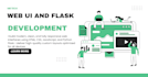 build responsive frontend websites and flask web app interfaces