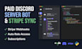 build paid discord server bot with automated stripe subscriptions