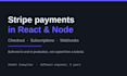 integrate stripe checkout, subscriptions and webhooks in your react node app