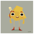 design a stylized flat colour character for you