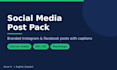 design bilingual instagram and facebook posts with captions