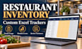 create a restaurant inventory and food cost tracking spreadsheet