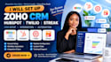 setup zoho crm hupspot twilo streak