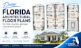 draw florida architectural floor plans for adu duplex garage conversion plans