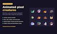 create animated pixel art monster and creature sprites for your game