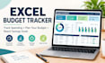 create a personalized excel budget tracker and financial dashboard