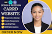 design carrd website, carrd landing page, redesign carrd website