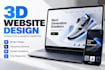 create 3d interactive websites and animated web experiences