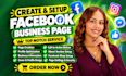 create and setup facebook business page