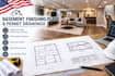 design basement finishing plans and permit drawings