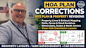 fix your property layout drawings based on hoa review comments
