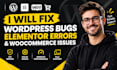 fix wordpress error fix wordpress bug woocommerce elementor bug fix website