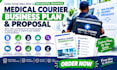 create a medical courier business plan and proposal