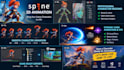 do spine 2d animation, character rigging, unity game animation and vfx