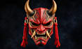 Sculpt 3d mask, oni mask, anime mask, cosplay mask, wearable mask ...