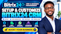setup bitrix24 CRM, migrate data, build sales pipelines and whatsapp automation