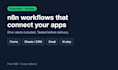 build your n8n automation workflow and connect your apps