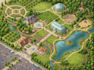 design wayfinding maps, visitor maps, campus maps, and navigation maps