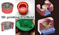 do custom 3d printable mold, design for chocolate, silicone casting and baking