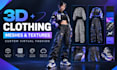 create 3d clothing meshes and textures for secondlife