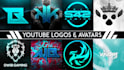 create amazing youtube logo, avatar, and banner