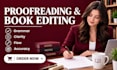 professionally proofread and edit books and manuscripts