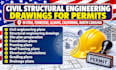 civil structural engineering drawing structural design in utah,tn,ca il,nc