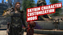 create and customize skyrim characters and character mods