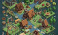 create isometric pixel map game environment pixel art tileset top down game art