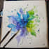 make an artistic water color art