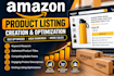 create SEO optimized amazon product listings