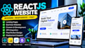 a responsive react website