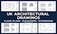 create UK architectural planning, building regulations and elevation drawings