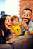 create a detailed custom caricature with a personalized