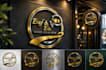 do bakery or cake baking candy sweets shop logo