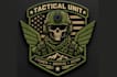 design unique patch, military tactical, badge logo