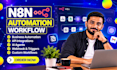 build n8n ai automation, ai agents, workflows, API integrations