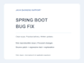 fix one reproducible java spring boot backend bug