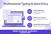 do fast typing anddata entry work