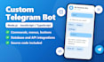 build a custom telegram bot with nodejs