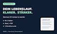 rewrite and improve your german CV with an HR perspective