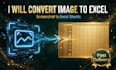 convert image, PDF and screenshot to excel and google sheets