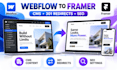 migrate your webflow website to framer with cms, redirects and SEO kept