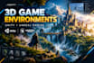 create 3d game environment and level in unreal engine