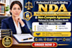draft nda, non compete, non disclosure agreement