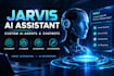 custom jarvis ai assistant, voice assistant, smart personal ai agent
