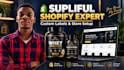 set up supliful store design supplement product labels upload