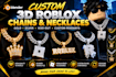 create custom 3d roblox chains and necklaces