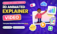 create a 2d animated explainer video for your saas, app, clinic or pharmacy