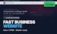 build a fast responsive business website with astro or HTML